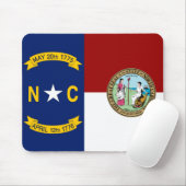 Flagge North Carolina Mousepad (Mit Mouse)