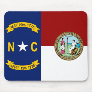Flagge North Carolina Mousepad