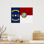 Flagge North Carolina Poster (Küche)