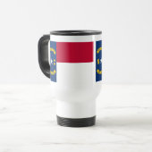 Flagge North Carolina Reisebecher (Vorderseite Links)