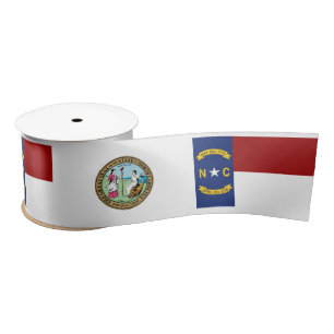 Flagge North Carolina Satinband