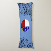 Flagge North Carolina Seitenschläferkissen (Vorderseite Vertikal)