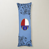 Flagge North Carolina Seitenschläferkissen (Rückseite (Vertikal))