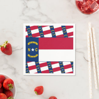 Flagge North Carolinian, Flagge von North Carolina Serviette