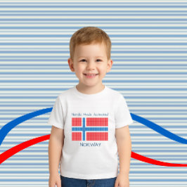 Flagge Norwegens Baby T-shirt