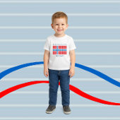 Flagge Norwegens Baby T-shirt