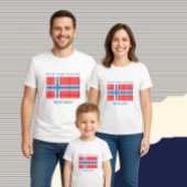 Flagge Norwegens Baby T-shirt
