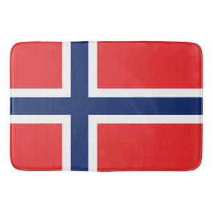Flagge Norwegens Badematte