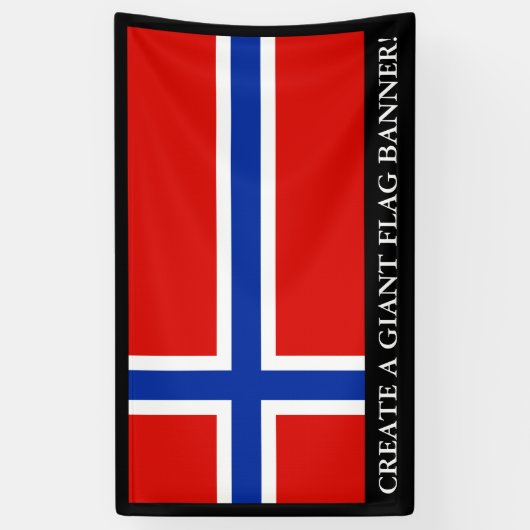 Flagge Norwegens Banner (Vertikal)