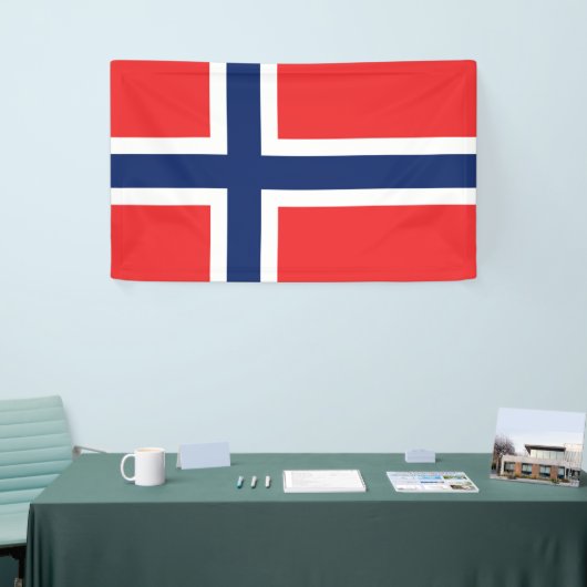 Flagge Norwegens Banner (Messeveranstaltung)