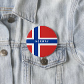 Flagge Norwegens Button (Beispiel)