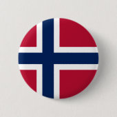 Flagge Norwegens Button (Vorderseite)