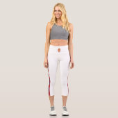 Flagge Norwegens Capri Leggings (Vorderseite)