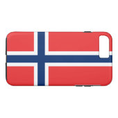 Flagge Norwegens Case-Mate iPhone Hülle (Rückseite (Horizontal))
