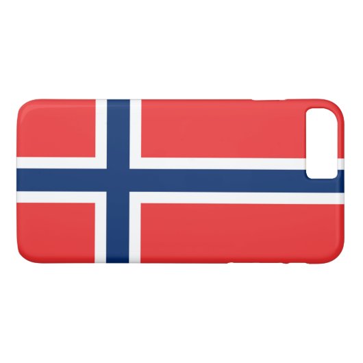 Flagge Norwegens Case-Mate iPhone Hülle (Rückseite (Horizontal))