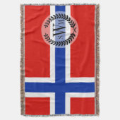 Flagge Norwegens Decke (Vorderseite Vertikal)