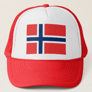 Flagge Norwegens - Flagg Norges - Norske norske fl Truckerkappe