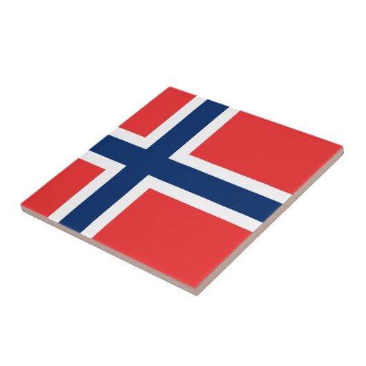 Flagge Norwegens Fliese (Seite)