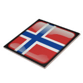 Flagge Norwegens Fliese (Seite)