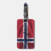 Flagge Norwegens Gepäckanhänger (Rückseite vertikal)