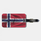 Flagge Norwegens Gepäckanhänger (Rückseite horizontal)
