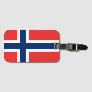 Flagge Norwegens Gepäckanhänger