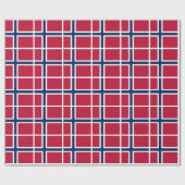 Flagge Norwegens Geschenkpapier (Flach)
