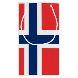 Flagge Norwegens - Geschenktasche Kleine Geschenktüte