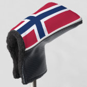 Flagge Norwegens Golf Headcover (3/4 Vorderseite)