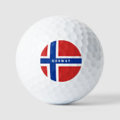 Flagge Norwegens Golfball (Vorderseite)