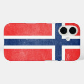 Flagge Norwegens Grunge Case-Mate iPhone Hülle (Rückseite (Horizontal))