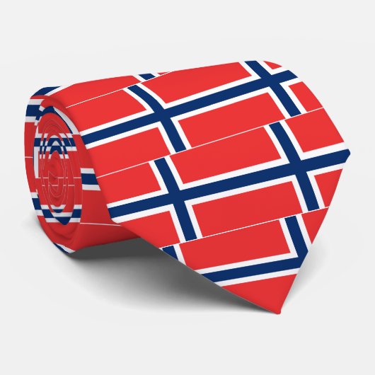 Flagge Norwegens Krawatte (Gerollt)