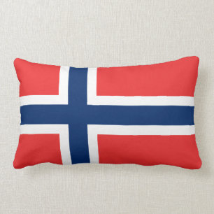 Flagge Norwegens Lendenkissen