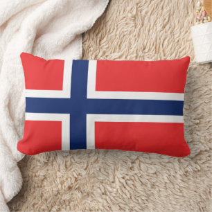 Flagge Norwegens Lendenkissen