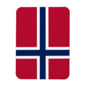 Flagge Norwegens Magnet (Vertikal)