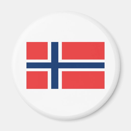 Flagge Norwegens Magnet (Vorne)