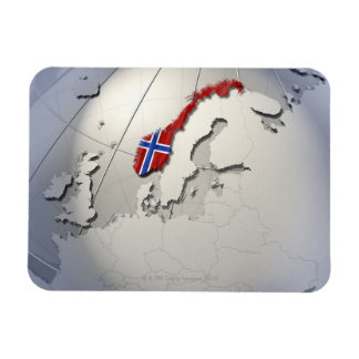 Flagge Norwegens Magnet