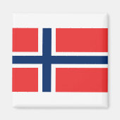 Flagge Norwegens Magnet (Vorne)