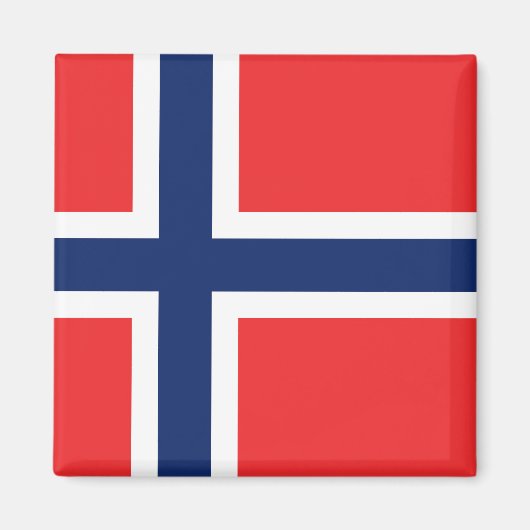 Flagge Norwegens Magnet (Vorne)