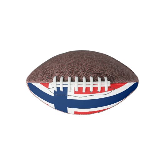 Flagge Norwegens Mini Football (Vorderseite)
