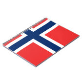 Flagge Norwegens Notizblock (Linke Seite)
