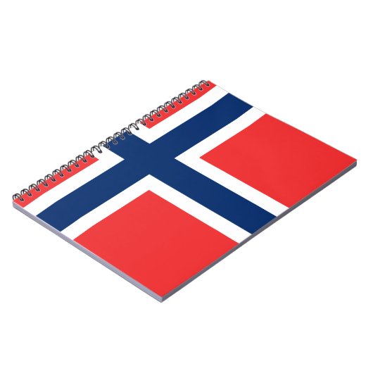 Flagge Norwegens Notizblock (Linke Seite)
