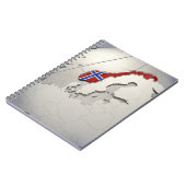 Flagge Norwegens Notizblock (Linke Seite)