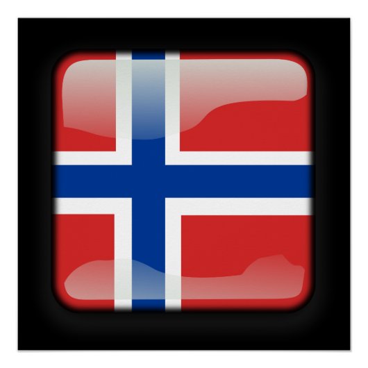 Flagge Norwegens Poster (Vorderseite)