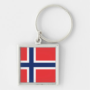 Flagge Norwegens Schlüsselanhänger