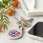 Flagge Norwegens Schlüsselanhänger (Seite)