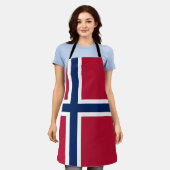 Flagge Norwegens Schürze (Getragen)
