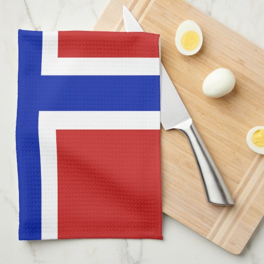 Flagge Norwegens skandinavische Handtuch (Viertel Falte)