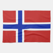 Flagge Norwegens skandinavische Handtuch (Horizontal)
