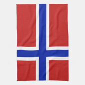 Flagge Norwegens skandinavische Handtuch (Vertikal)